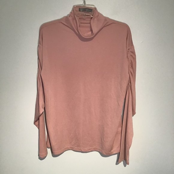 Gabby Isabella Turtleneck with Rouched Sleeves  Size XL - Picture 10 of 14